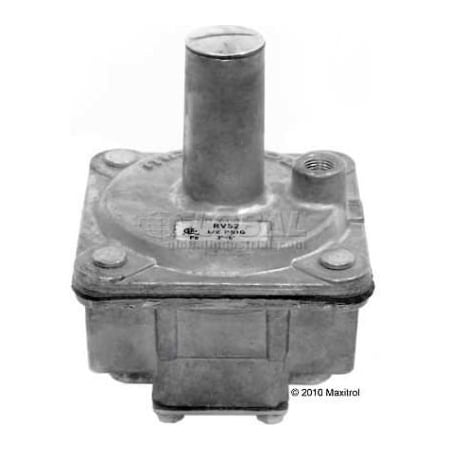 Maxitrol 1-1/4in Straight Flow Thru Regulator, Up To 2,500,000 BTU RV61-1 1/4